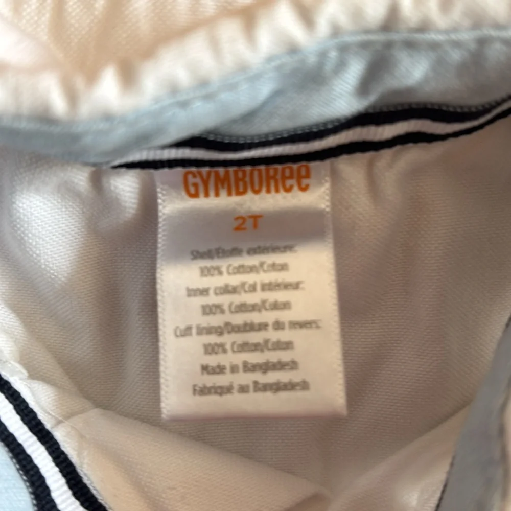 2T Gymboree White Button Down Shirt